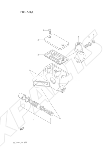 Bild für Kategorie FRONT MASTER CYLINDER (VS750GLPJ/ GLPK,MODEL L/ M)