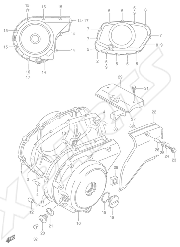 Billede til varegruppe CRANKCASE COVER