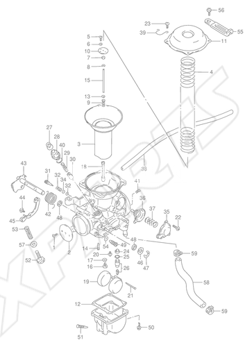 Billede til varegruppe CARBURETOR (REAR)