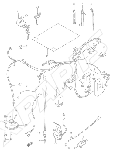 Billede til varegruppe WIRING HARNESS (MODEL S)