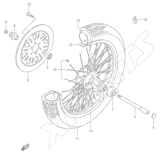 Billede til varegruppe FRONT WHEEL