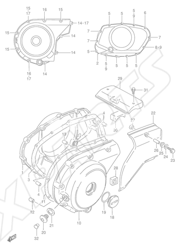 Billede til varegruppe CRANKCASE COVER