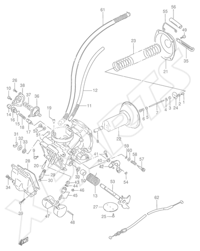 Billede til varegruppe CARBURETOR (FRONT)