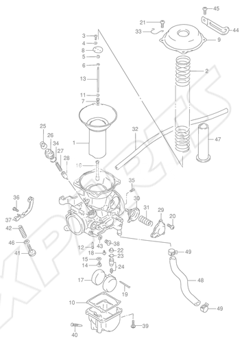 Billede til varegruppe CARBURETOR (REAR:E18)