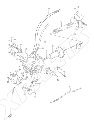 Billede til varegruppe CARBURETOR (FRONT)
