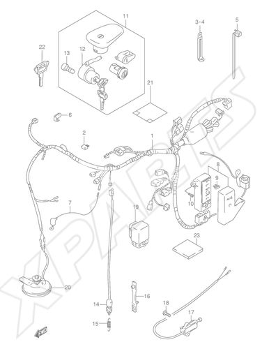 Billede til varegruppe WIRING HARNESS