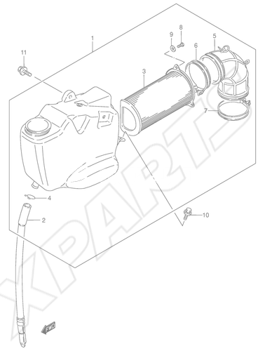Bild für Kategorie AIR CLEANER (FRONT)