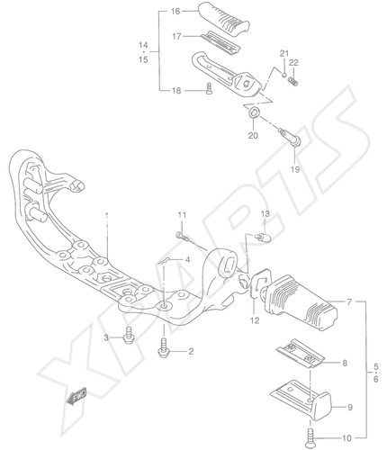 Bild für Kategorie FOOTREST
