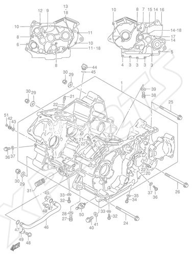 Bild für Kategorie CRANKCASE