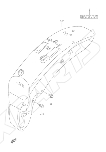 Bild für Kategorie REAR FENDER