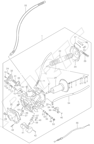 Billede til varegruppe CARBURETOR (FRONT)