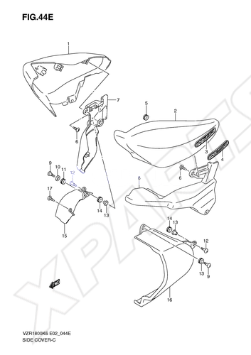 Billede til varegruppe SIDE COVER (VZR1800NK9/ NUFK9)