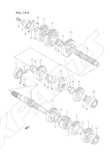 Bild für Kategorie TRANSMISSION (MODEL M/ N/ P/ R/ S E2,E4,E17,E21,E22,E24,E34)