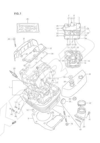 Billede til varegruppe CYLINDER HEAD (FRONT)