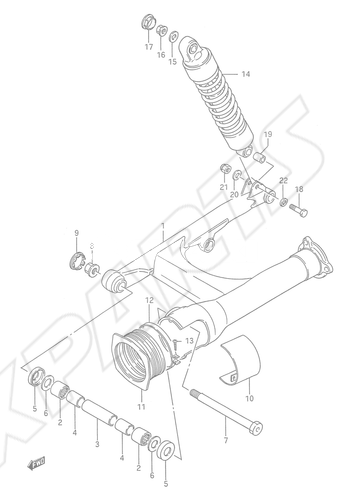 Billede til varegruppe REAR SWINGING ARM