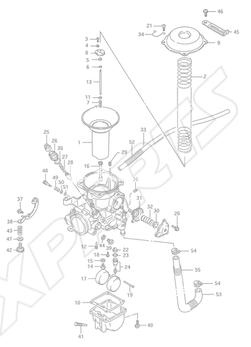 Billede til varegruppe CARBURETOR (REAR)