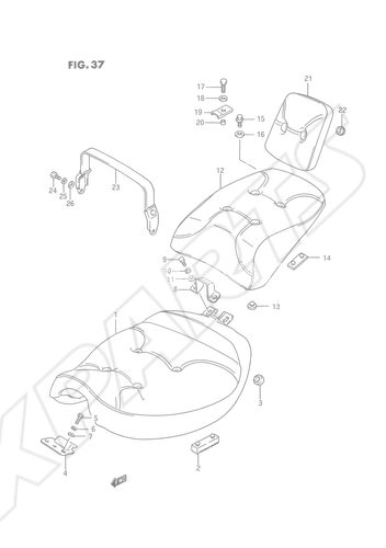 Billede til varegruppe SEAT (MODEL H/ J/ K/ L/ M/ N/ P/ R)