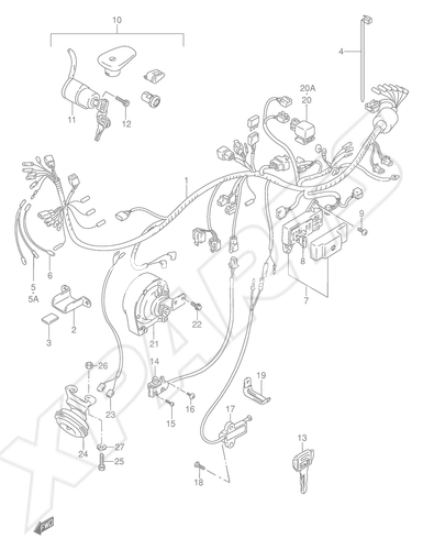 Billede til varegruppe WIRING HARNESS