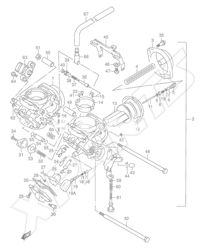 Bild für Kategorie CARBURETOR (MODEL W/ X/ Y)