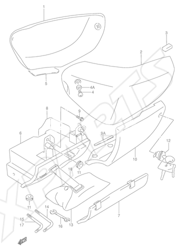 Billede til varegruppe FRAME COVER (MODEL W/ X): K7F = 10R(WHITE), Y0W(O RANGE)