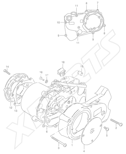 Billede til varegruppe CRANKCASE COVER