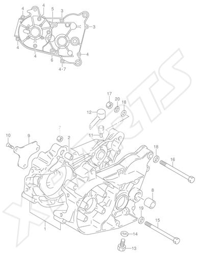 Billede til varegruppe CRANKCASE