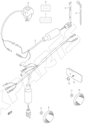 Bild für Kategorie WIRING HARNESS (MODEL K2/ K3/ K4/ K5)