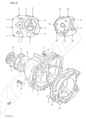Billede til varegruppe CRANKCASE COVER