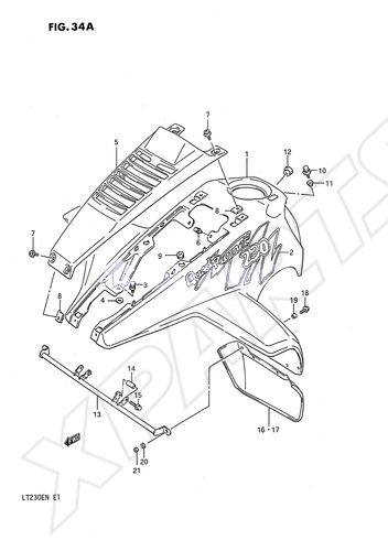 Billede til varegruppe FRONT FENDER (MODEL N)