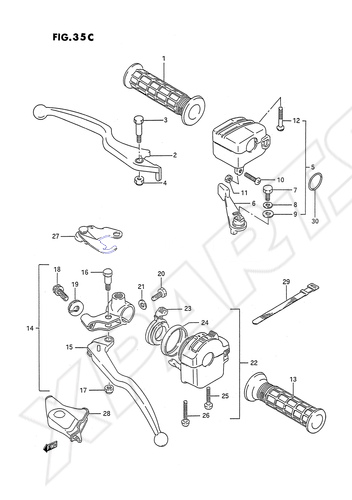 Billede til varegruppe HANDLE SWITCH (MODEL S/ T E2)