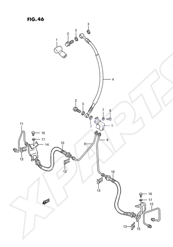 Billede til varegruppe FRONT BRAKE HOSE