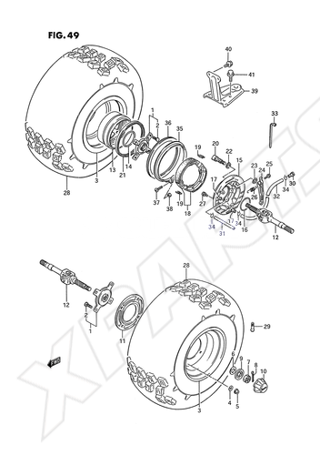Billede til varegruppe REAR WHEEL
