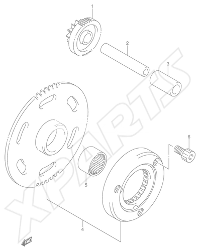 Billede til varegruppe STARTER CLUTCH