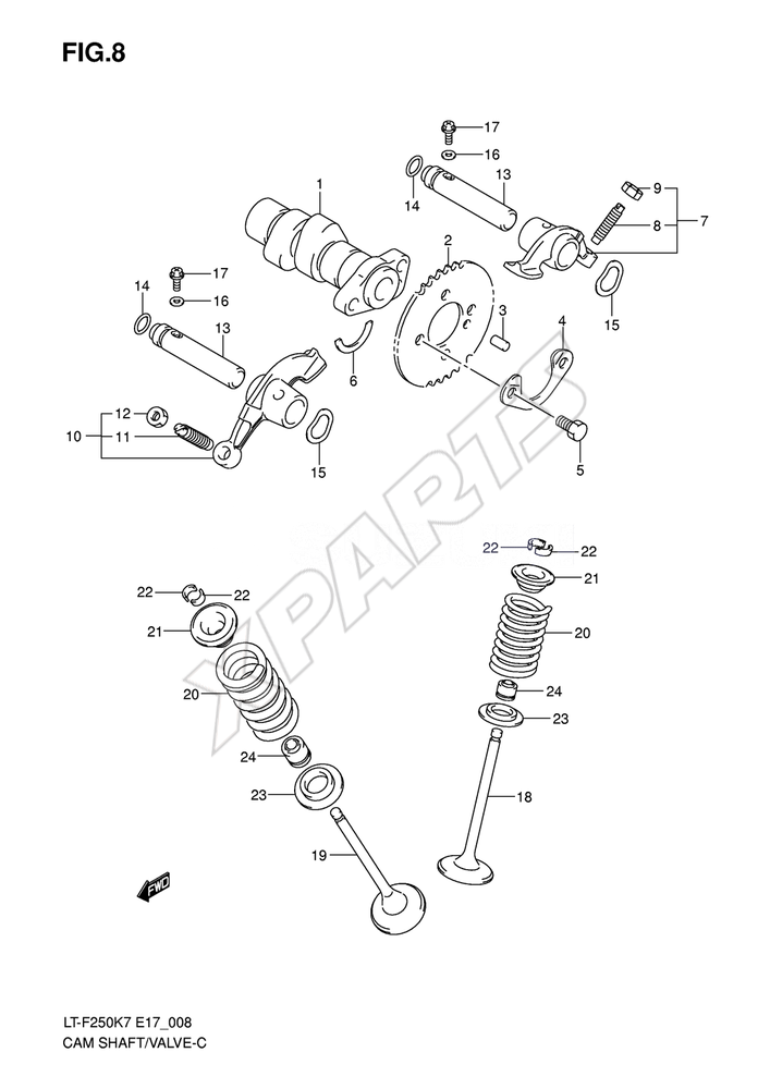 Billede til varegruppe CAMSHAFT/ VALVE