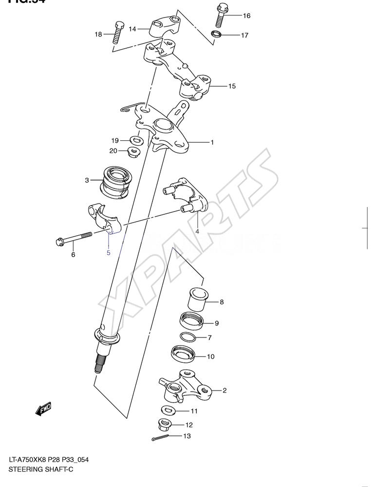 Billede til varegruppe STEERING SHAFT