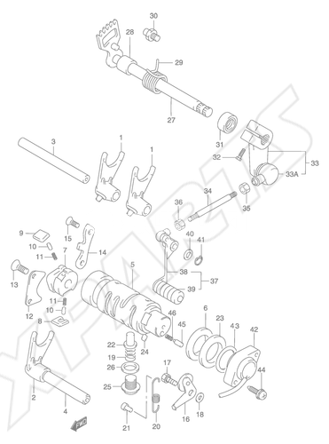 Billede til varegruppe GEAR SHIFTING (MODEL K2)