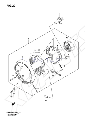 Billede til varegruppe HEADLAMP ( P2)