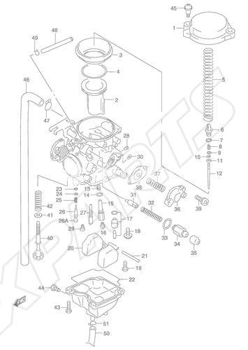 Billede til varegruppe CARBURETOR (MODEL K2)