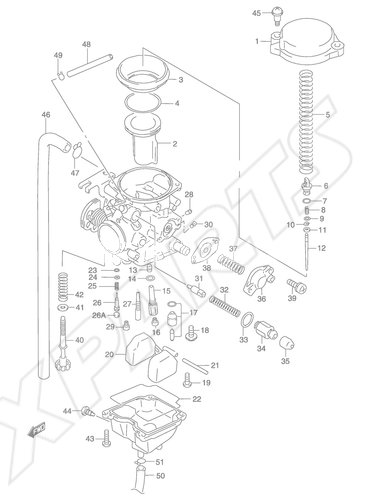 Billede til varegruppe CARBURETOR (MODEL K3)