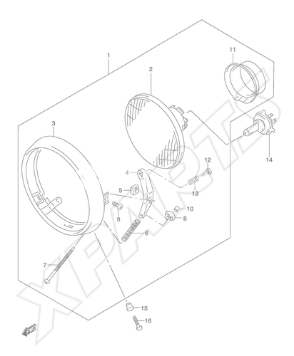 Bild für Kategorie HEADLAMP (MODEL K2 P24)