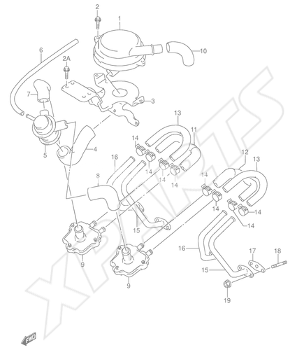 Picture for category SECOND AIR (MODEL P/ R E18/ E39)