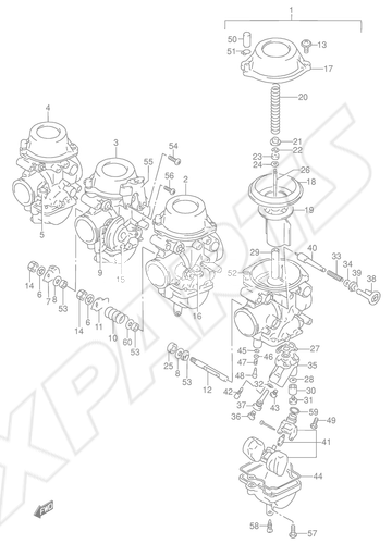 Billede til varegruppe CARBURETOR (MODEL P/ R)