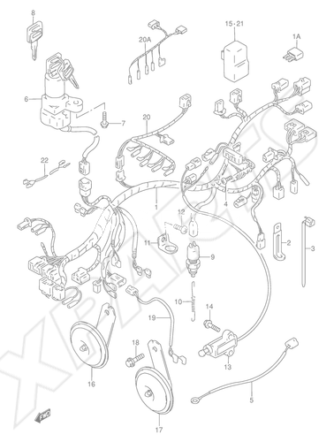 Billede til varegruppe WIRING HARNESS (MODEL S/ T/ V)
