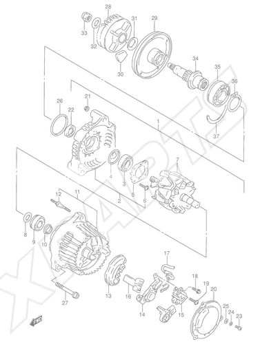 Billede til varegruppe ALTERNATOR (MODEL P/ R)