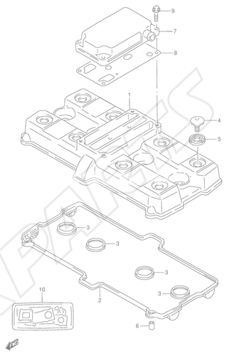 Billede til varegruppe CYLINDER HEAD COVER