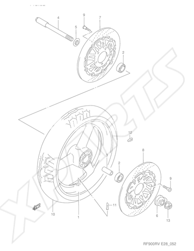 Billede til varegruppe FRONT WHEEL7AY = 019(BLACK), 20F(MAR OON)