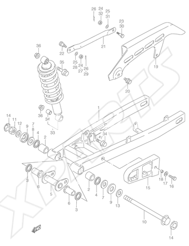 Billede til varegruppe REAR SWINGING ARM