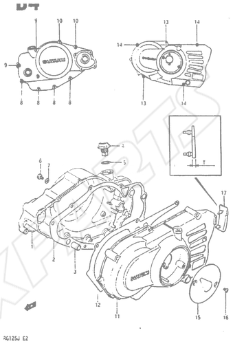Billede til varegruppe CRANKCASE COVER