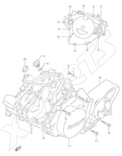 Bild für Kategorie CRANKCASE COVER