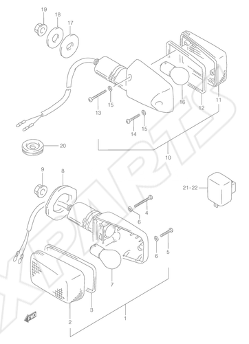 Bild für Kategorie TURN SIGNAL LAMP (E2,E4,E21,E22,E24,E34)